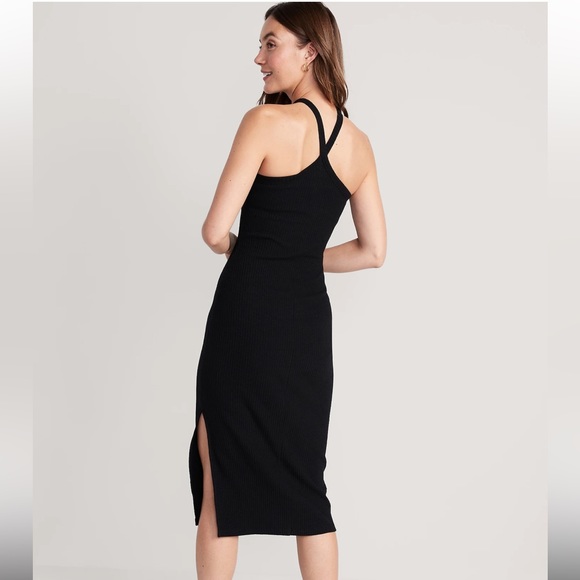 🛍️ Old Navy Black Midi Dress - Picture 2 of 2